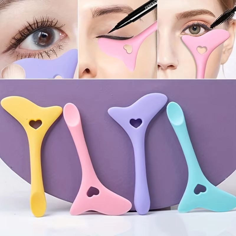 Beauty Makeup Tips - 1-3개 실리콘 아이라이너 메이크업 스텐실 윙팁