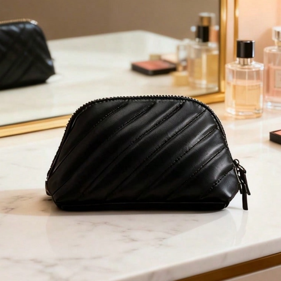 Ysl Beauty Makeup - YSL 한정판 블랙 더블 지퍼 화장품