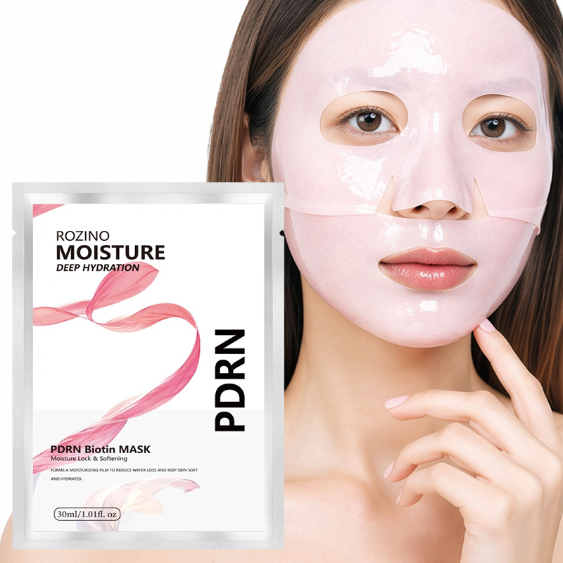 Sheet Face Mask Pack - 로지노 PDRN 비오틴 수분 공급 및