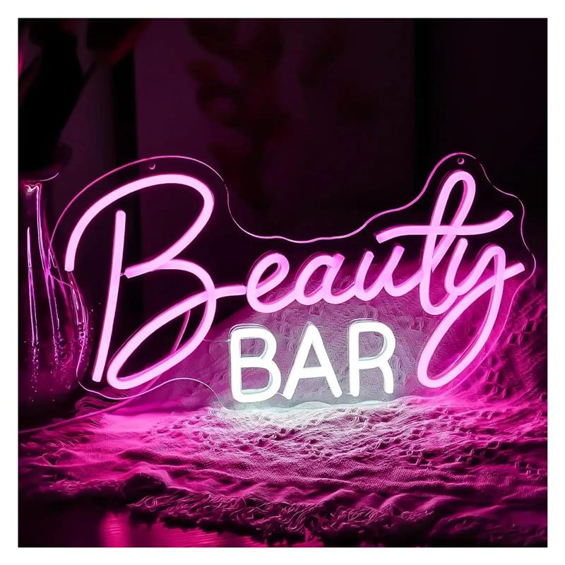뷰티 바 네온 사인 조명 조절 가능 벽 장식용 조명 U - Beauty Makeup Bar 리뷰 및 가격