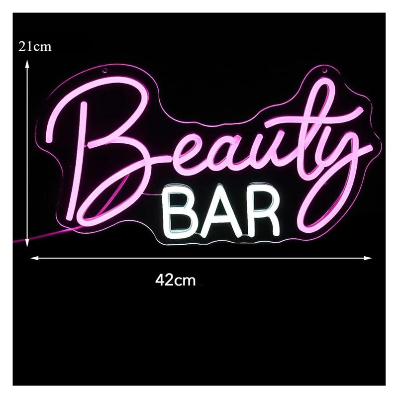 뷰티 바 네온 사인 조명 조절 가능 벽 장식용 조명 U - Beauty Makeup Bar 리뷰 및 가격