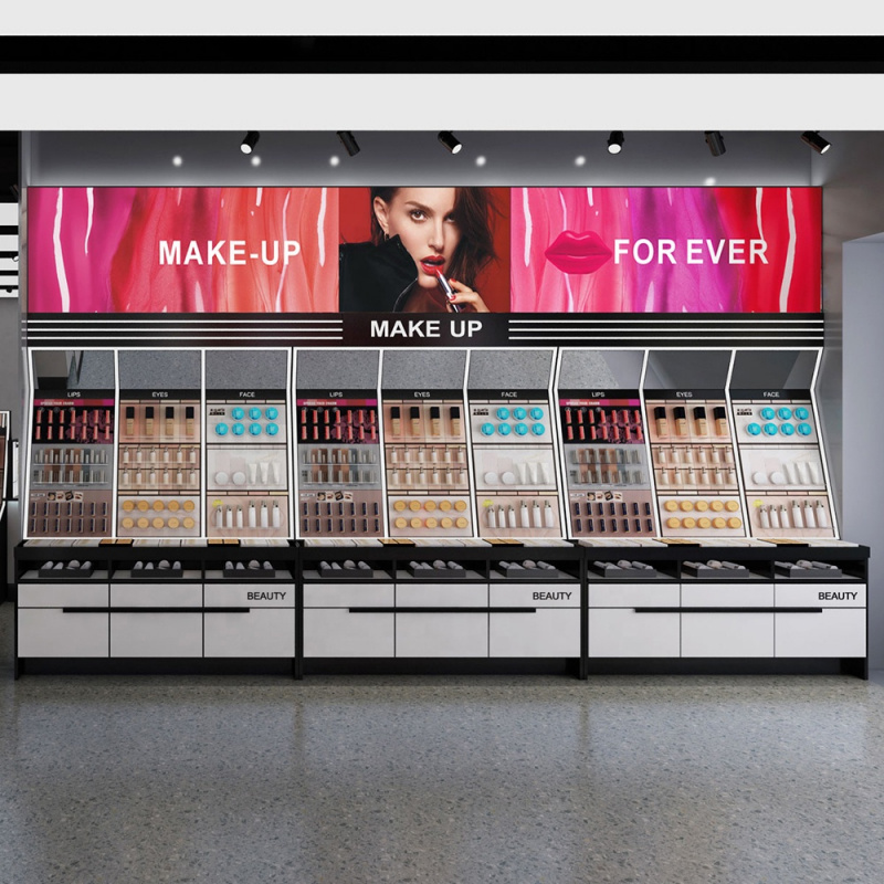맞춤형 메이크업 스토어 화장품 소매 카운터 테이블 선반 - Beauty Makeup Stores 리뷰 및 가격