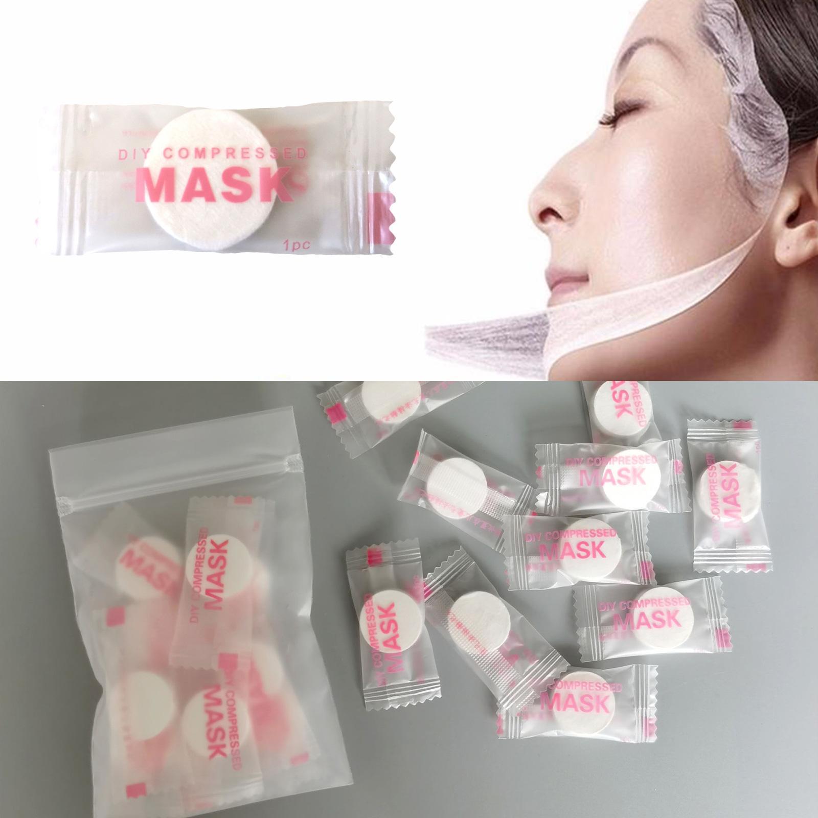 일회용 압축 페이셜 마스크, 여행용 부직포 페이스 마스 - Sheet Face Mask Pack 리뷰 및 가격