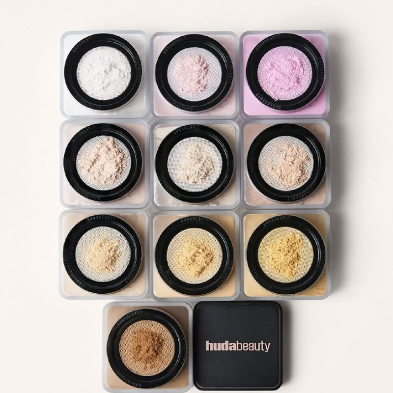 뉴 후다 이지 베이크 무향 루즈 베이킹 앤 세팅 파우더 - Huda Beauty Makeup Bag 리뷰 및 가격