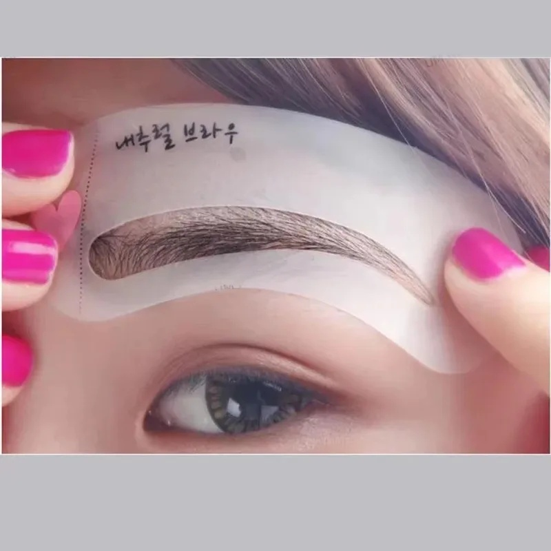 1/2/4/6set 재사용 가능한 눈썹 스텐실 뷰티 메 - Beauty Makeup Tools Set 리뷰 및 가격