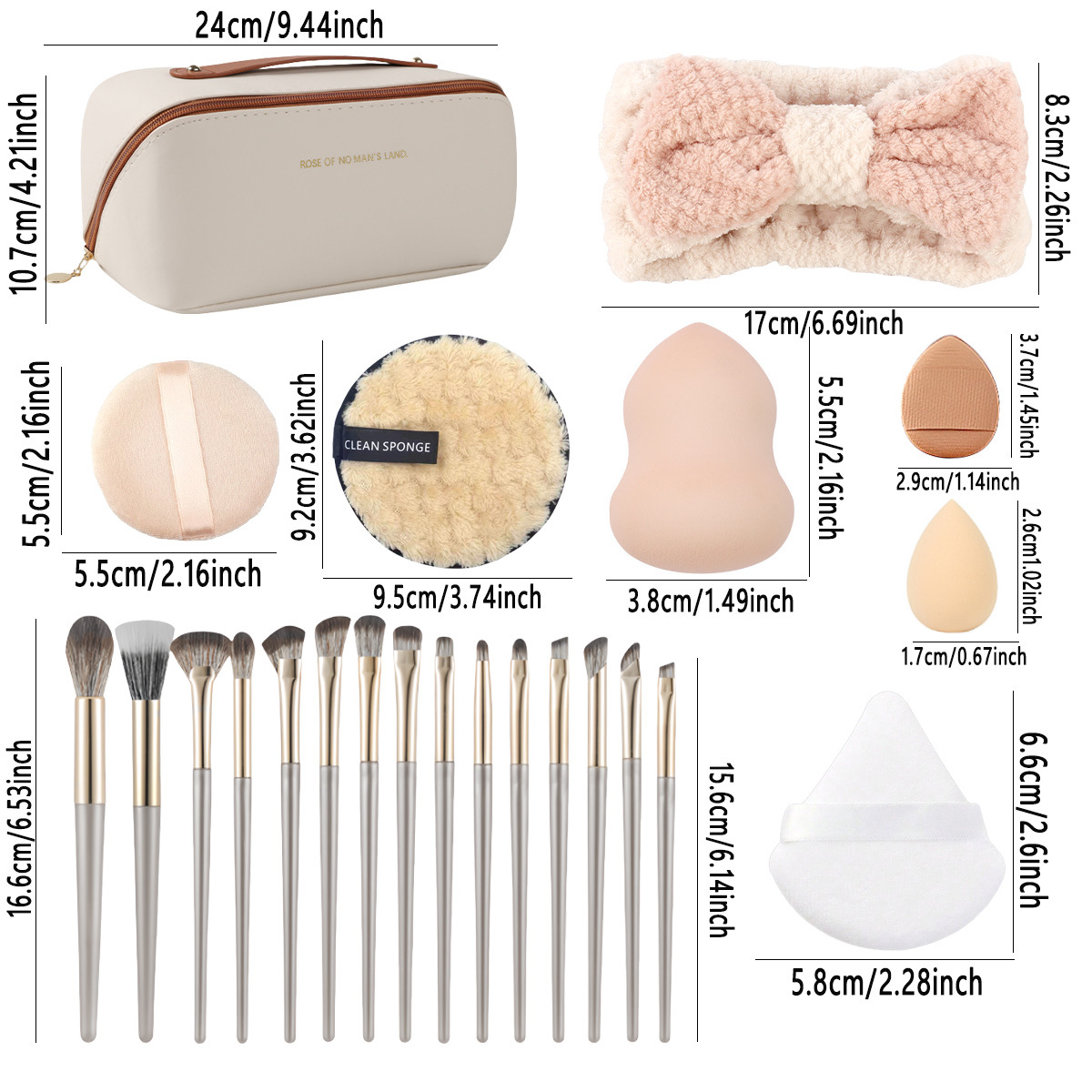 가죽 손잡이 가방과 36종 프리미엄 메이크업 세트 (1 - Beauty Makeup Tools Set 리뷰 및 가격