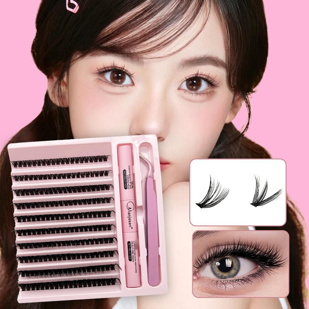 확장 가짜 속눈썹 세트 자연 밀도 단일 클러스터 대용량 - Beauty Makeup Book 리뷰 및 가격
