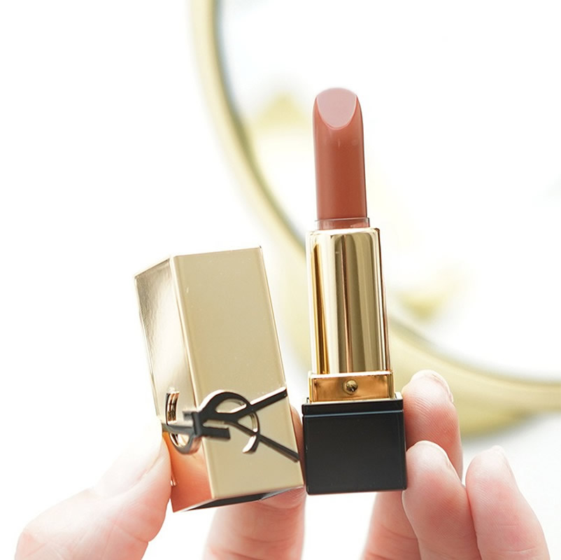 YSL 루즈 푸르 꿀튀르 새틴 립스틱 미니 NM 누 뮤 - Ysl Beauty Makeup 리뷰 및 가격
