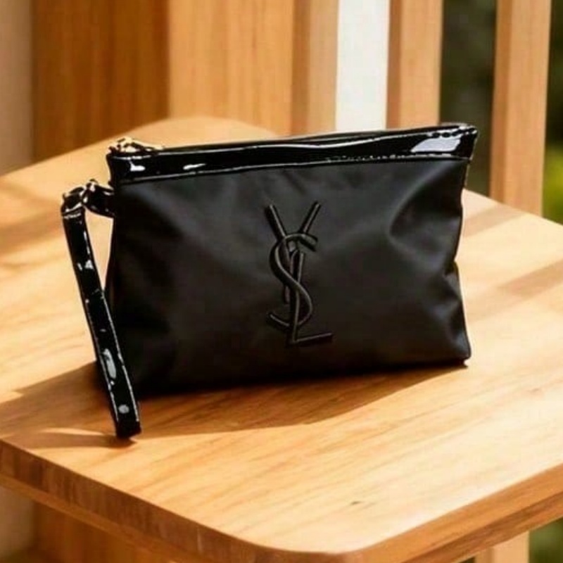 YSL 여성용 클래식 화장품 가방 럭셔리 휴대용 블랙  - Ysl Beauty Makeup 리뷰 및 가격