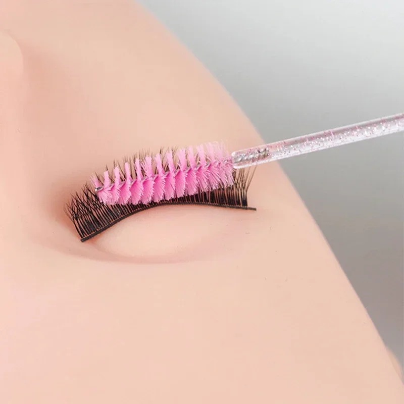 100pcs 일회용 속눈썹 브러쉬 Spoolies 마이 - Beauty Makeup Vanity 리뷰 및 가격