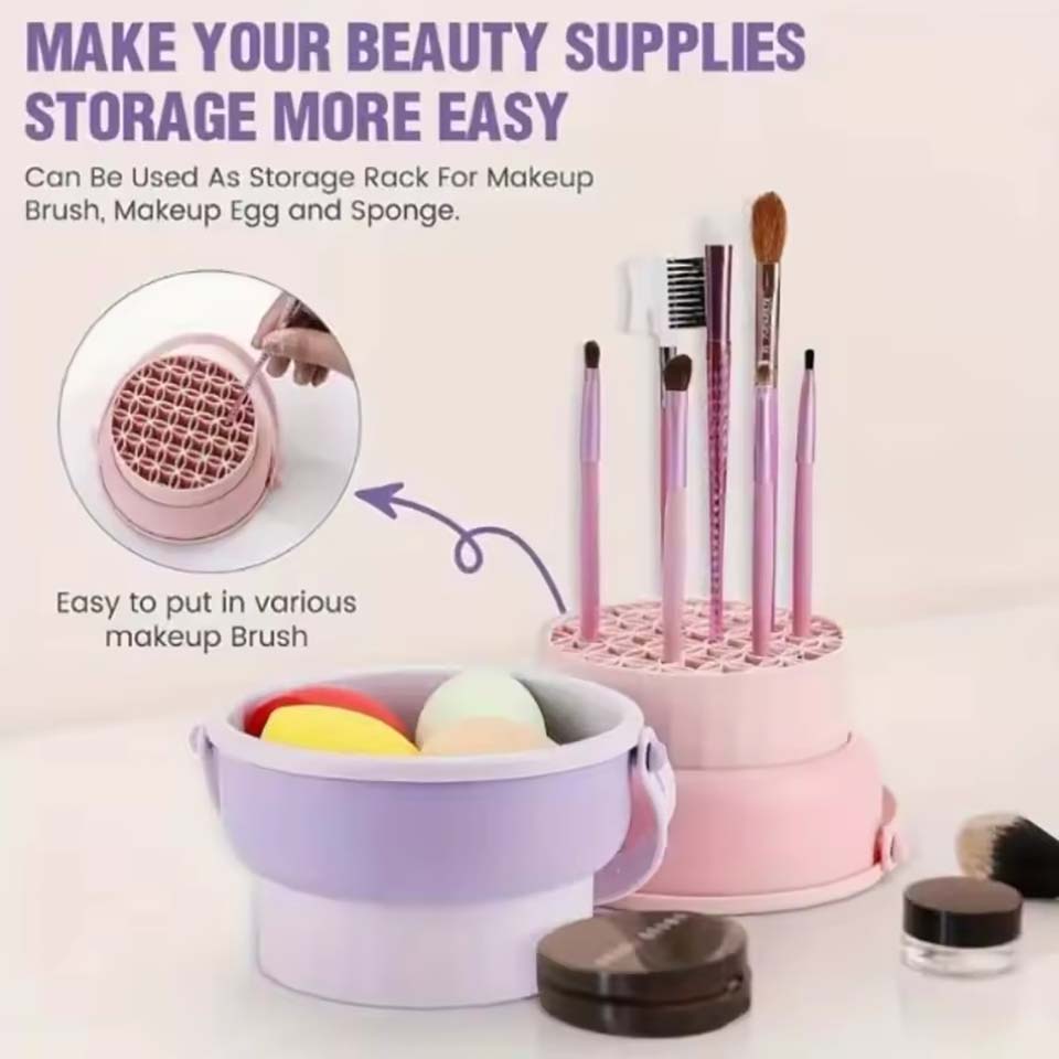 메이크업 브러쉬 세척볼 뷰티 에그 세척 도구 보관 세트 - Beauty Makeup Tools Set 리뷰 및 가격