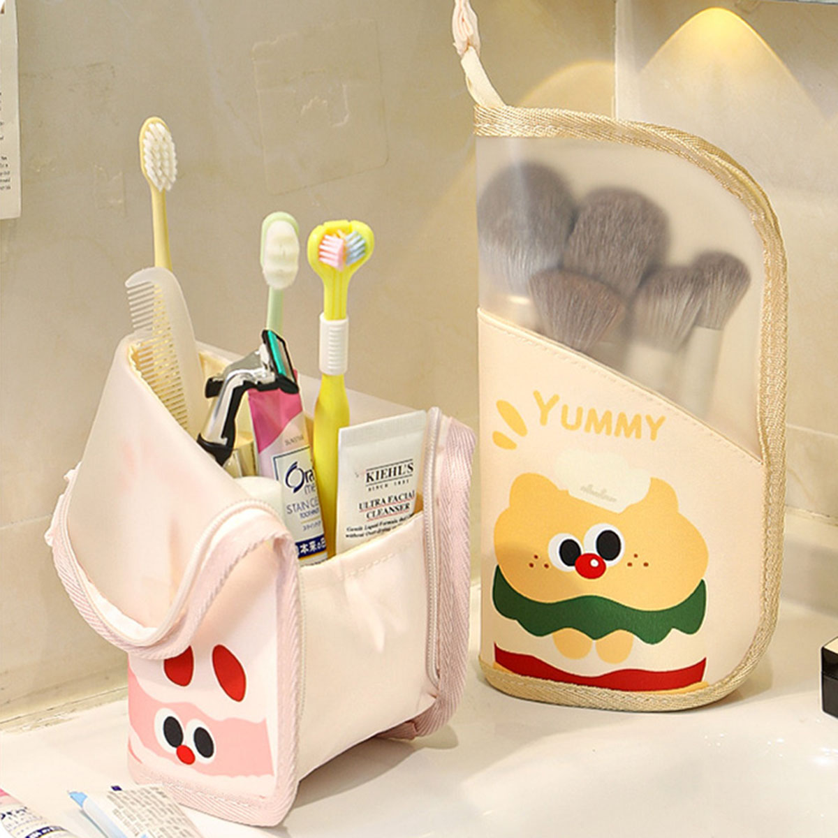 1Pcs 화장품 가방 여행 스탠드 보관 메이크업 속옷  - Beauty Makeup Vanity 리뷰 및 가격