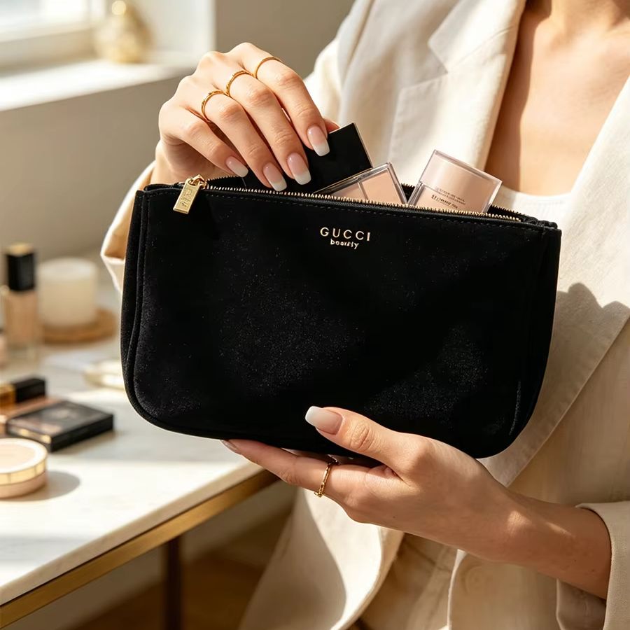 구찌 구찌의 가방 빈티지 지퍼 클러치 보관 가방 여성  - Ysl Beauty Makeup 리뷰 및 가격