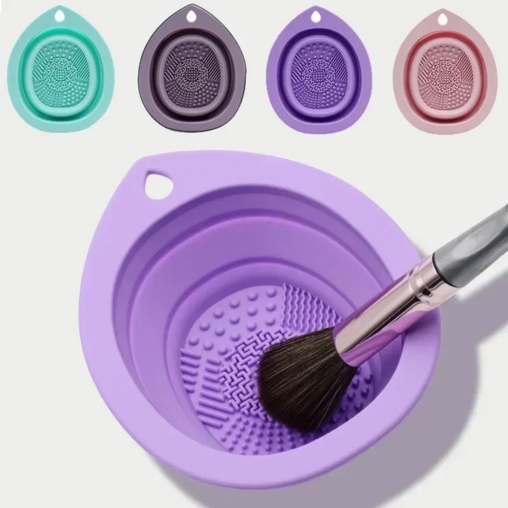 실리콘 메이크업 브러쉬 청소 그릇 접이식 세척 매트 휴 - Beauty Makeup Vanity 리뷰 및 가격