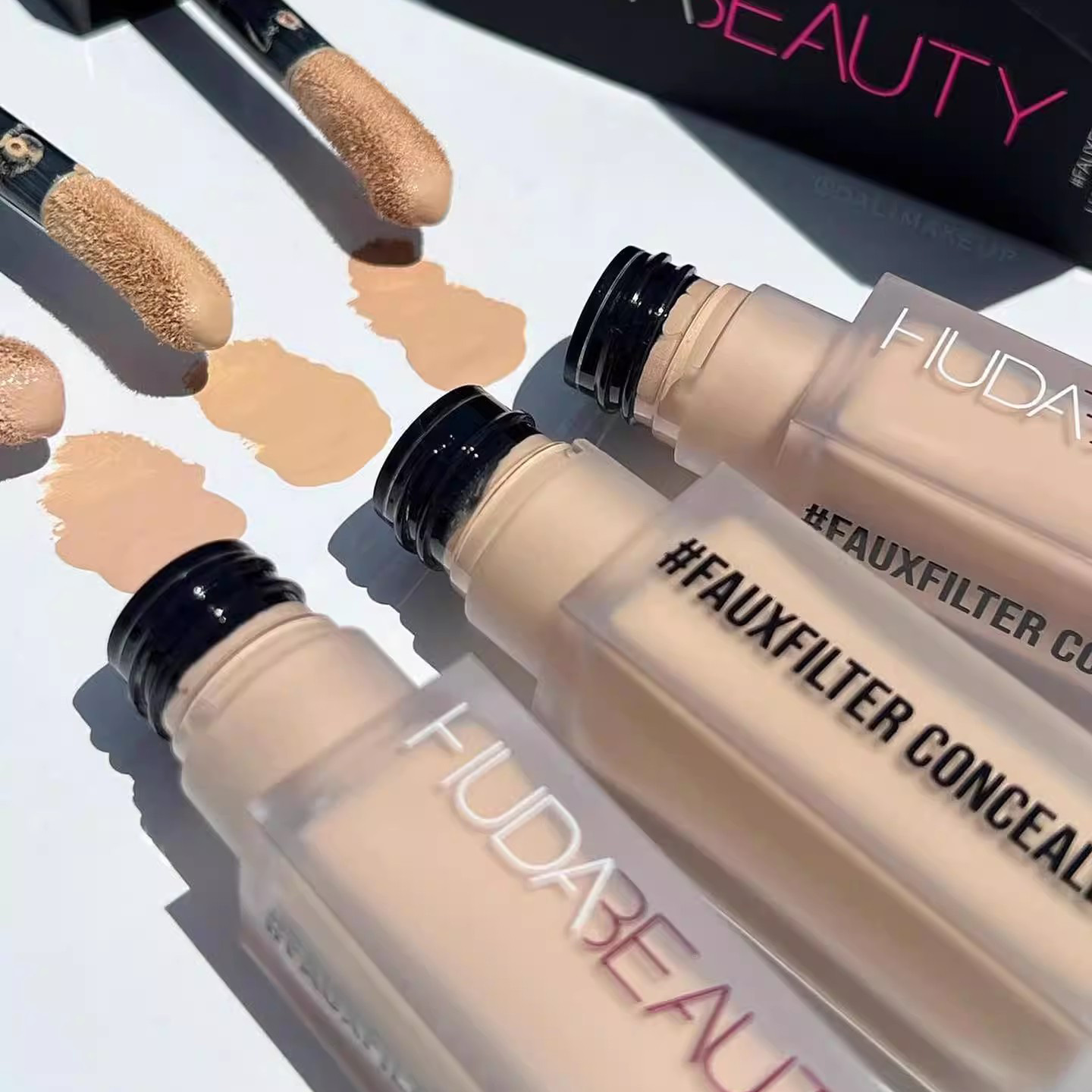 후다 뷰티 페이스 아이 컨실러 눈물자국 주근깨 다크서클 - Huda Beauty Makeup Bag 리뷰 및 가격