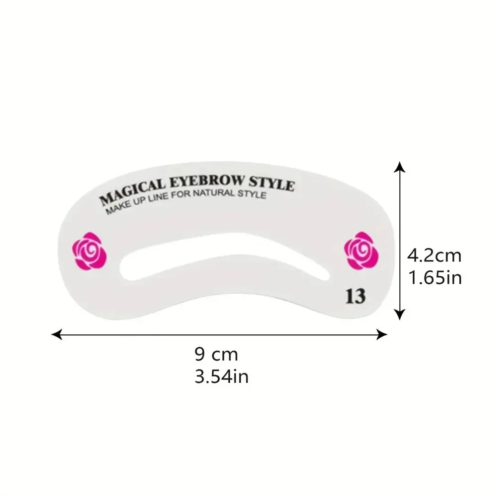 24 스타일 눈썹 템플릿 눈썹 쉐이핑 금형 뷰티 세트  - Beauty Makeup Tools Set 리뷰 및 가격