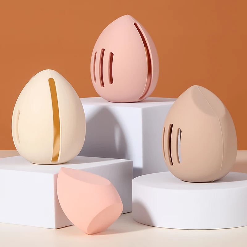 1Pcs 메이크업 스폰지 홀더 친환경 실리콘 멀티 홀  - Beauty Makeup Box Set 리뷰 및 가격